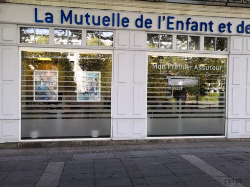 MAE – Nantes – Vitrophanie confidentialité