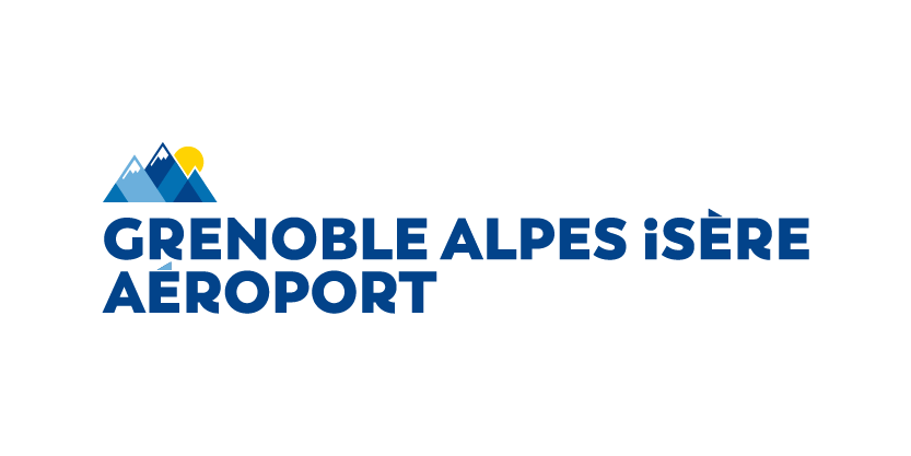 Aéroport Grenoble Alpes Isère logo